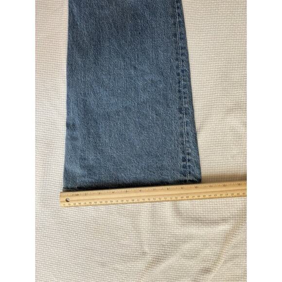 Levi's Premium 70s High Rise Flare Jeans Women 25 L Big E Retro Hippie Festival - Picture 10 of 13